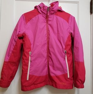 LL Bean girls 3 in 1 winter jacket